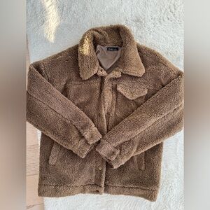 12th Tribe Brown Furry Jacket